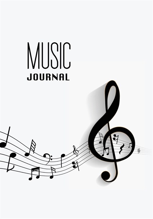 Music journal Manuscript paper: Blank Sheet Music Composition Manuscript Staff Notebook with 100 Pages 7x10 (Paperback)