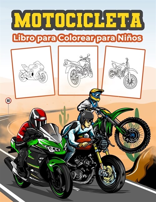 Motocicleta Libro para Colorear para Ni?s: Gran Libro de Actividades de Motos para Ni?s, Ni?s y Ni?s. Regalos de motos perfectos para ni?s y ni? (Paperback)