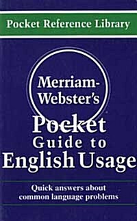 Merriam-Websters Pocket Guide to English Usage (Paperback)