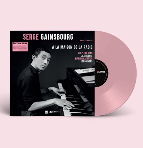 [수입] Serge Gainsbourg - A la maison de la radio edition RoseLouis [핑크반 45RPM LP]