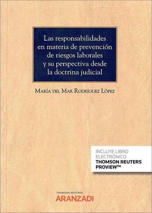 RESPONSABILIDADES EN MATERIA DE PREVENCION RIESGOS LABORALE (Hardcover)