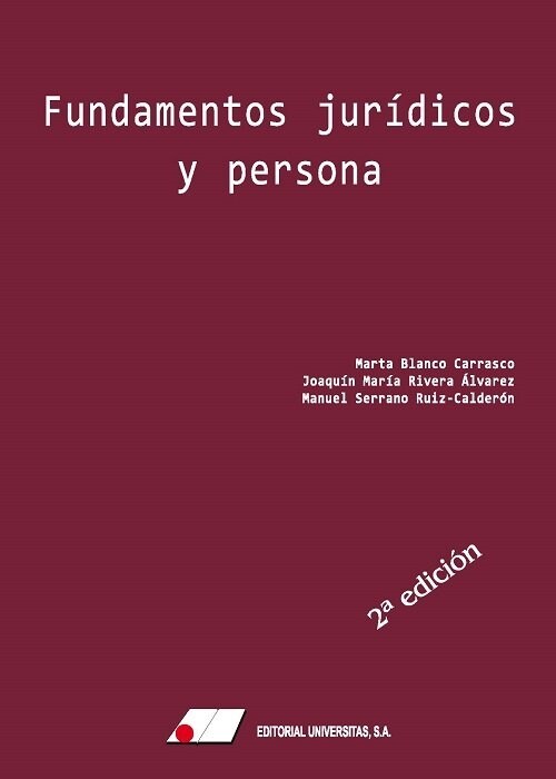 FUNDAMENTOS JURIDICOS Y PERSONA (Hardcover)