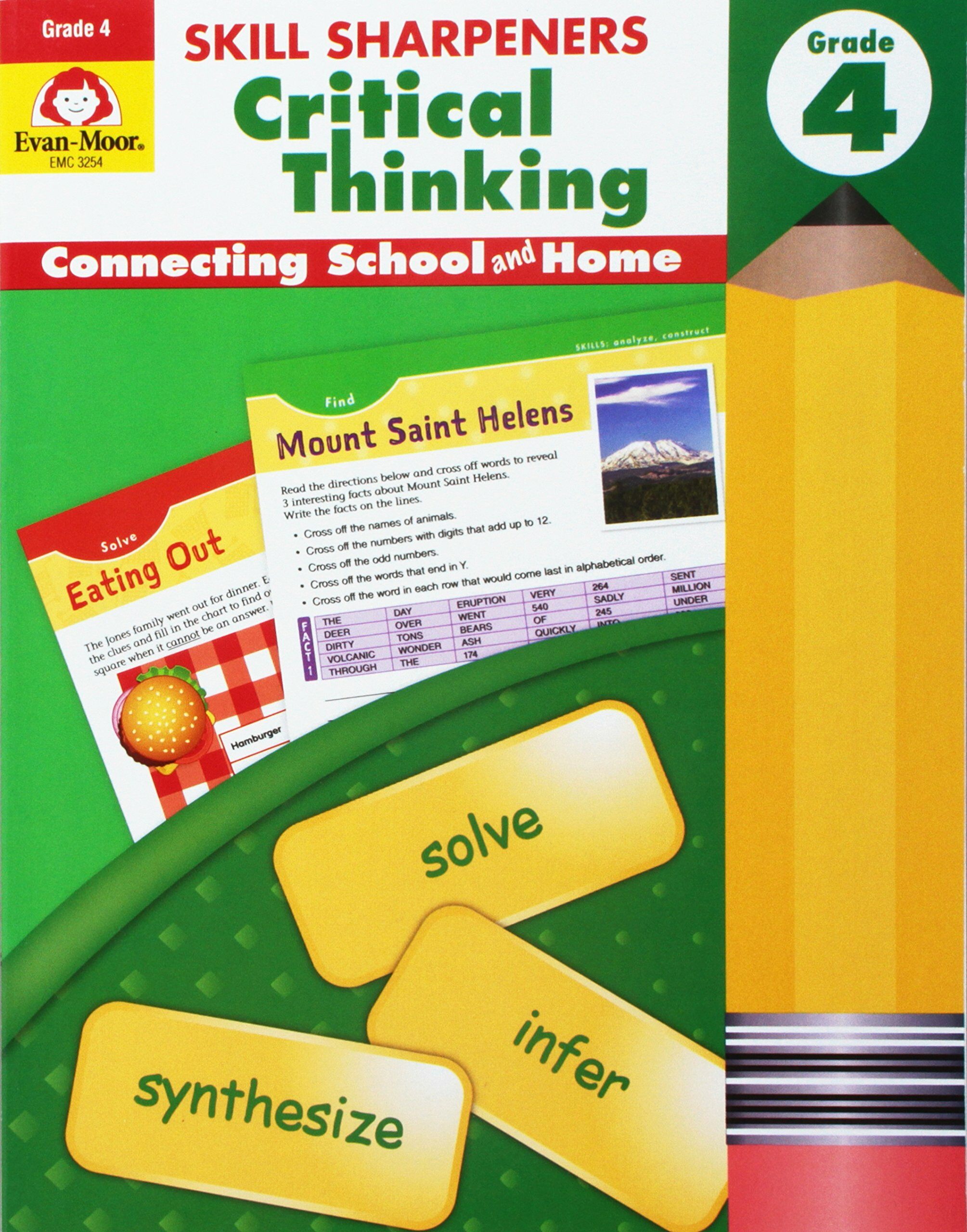 [Evan-Moor] Skill Sharpeners Critical Thinking 4 : Student Book (Paperback)
