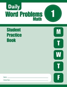 Daily Word Problems Math, Grade 1 Student Workbook (5-Pack) (Paperback)