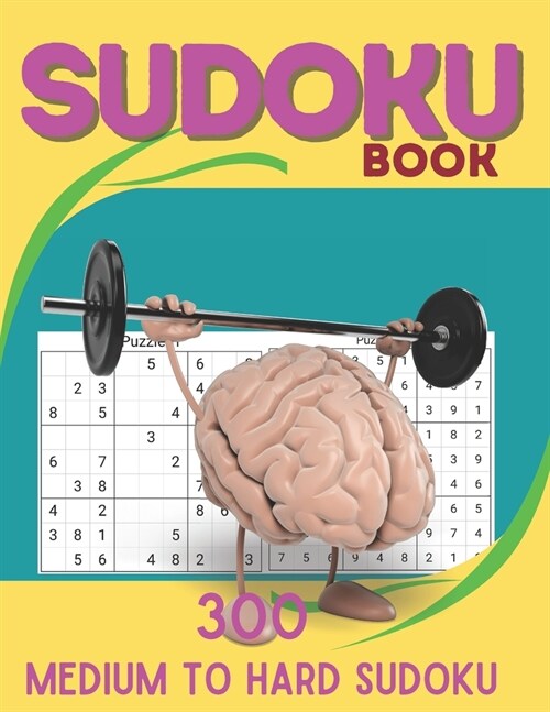 Sudoku Book: Medium to Hard Sudoku Puzzles book for adults and kids with Solutions Book (Paperback)