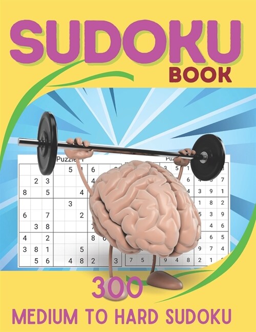 Sudoku Book: Medium to Hard Sudoku Puzzles book for adults and kids with Solutions Book -7 (Paperback)