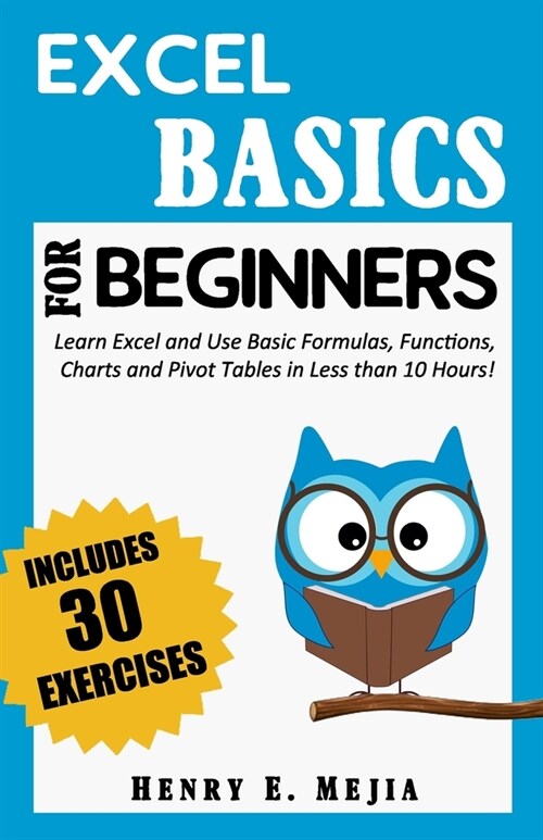 Excel Basics for Beginners: Learn Excel and Use Basic Formulas, Functions, Charts and Pivot Tables in Less Than 10 Hours! (Paperback)