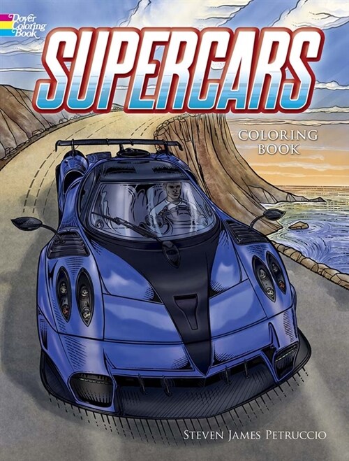 Supercars Coloring Book (Paperback)