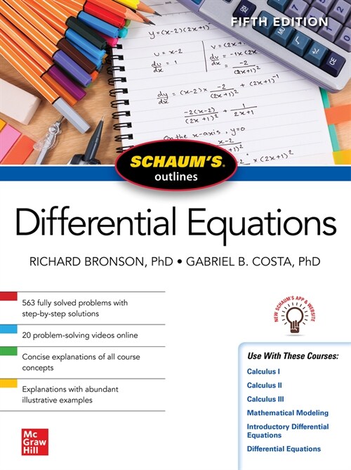Schaums Outline of Differential Equations, Fifth Edition (Paperback, 5)