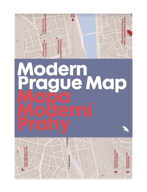 Modern Prague Map (Folded)