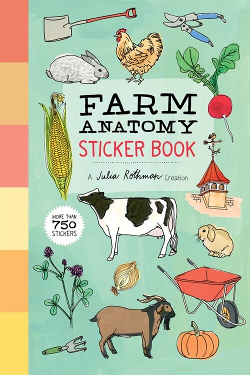 Farm Anatomy Sticker Book: A Julia Rothman Creation; More Than 750 Stickers (Paperback)