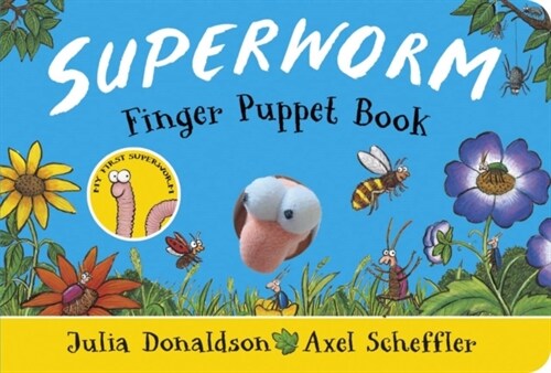 Superworm Finger Puppet Book - the wriggliest, squiggliest superhero ever! (Hardcover)