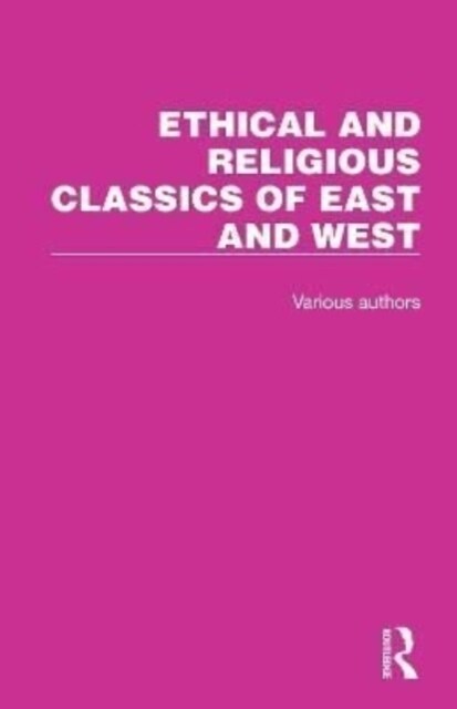 Ethical and Religious Classics of East and West (Multiple-component retail product)