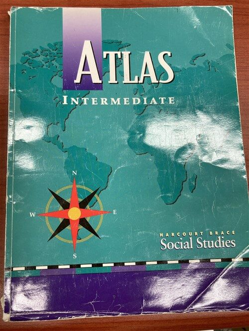[중고] Harcourt School Publishers Social Studies: Intermediate Atlas (Paperback, 1)