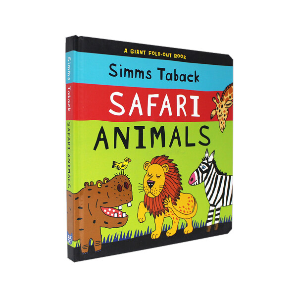 Safari Animals : A Giant Fold-Out Book (Hardcover)
