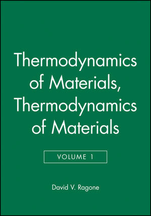 Thermodynamics of Matherials Vol.1 (Paperback)