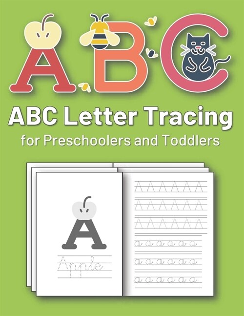 ABC Letter Tracing for Preschoolers and Toddlers: Letter tracing for preschool kids with animal illustrations, to practice line tracing and write ABC (Paperback)