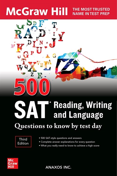 500 SAT Reading, Writing and Language Questions to Know by Test Day, Third Edition (Paperback, 3)