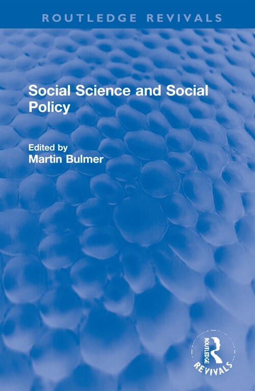 Social Science and Social Policy (Hardcover, 1)