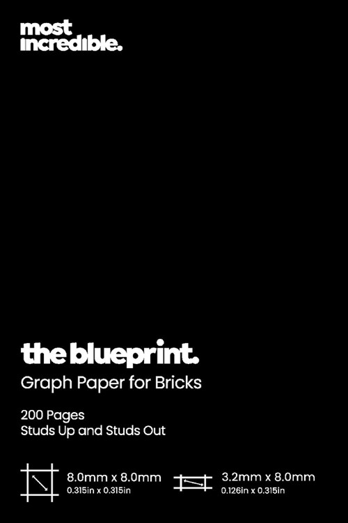 The Blueprint.: Graph Paper for Bricks (Paperback)