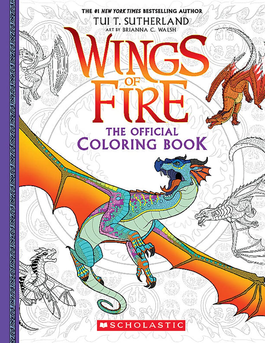 Official Wings of Fire Coloring Book (Paperback)