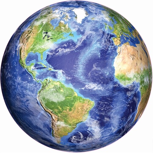 Planet Earth 1000 Piece Round Jigsaw Puzzle (Other)