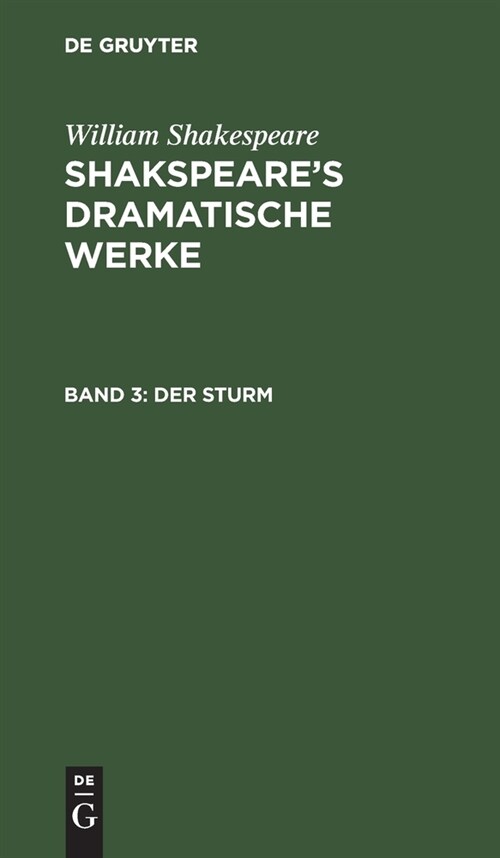 Der Sturm (Hardcover, Reprint 2021)