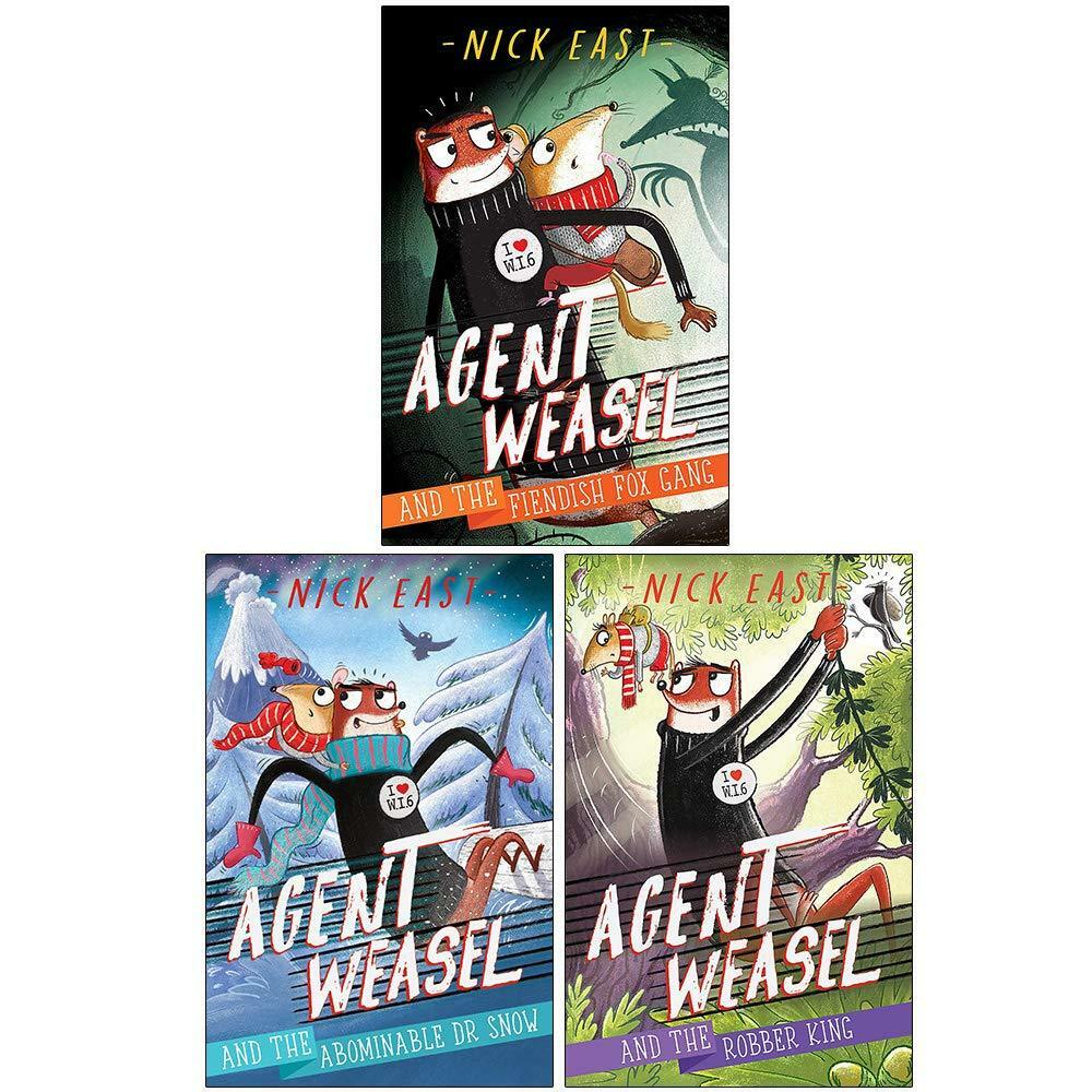 Agent Weasel Series 3 Books Collection Set (Paperback 3권)