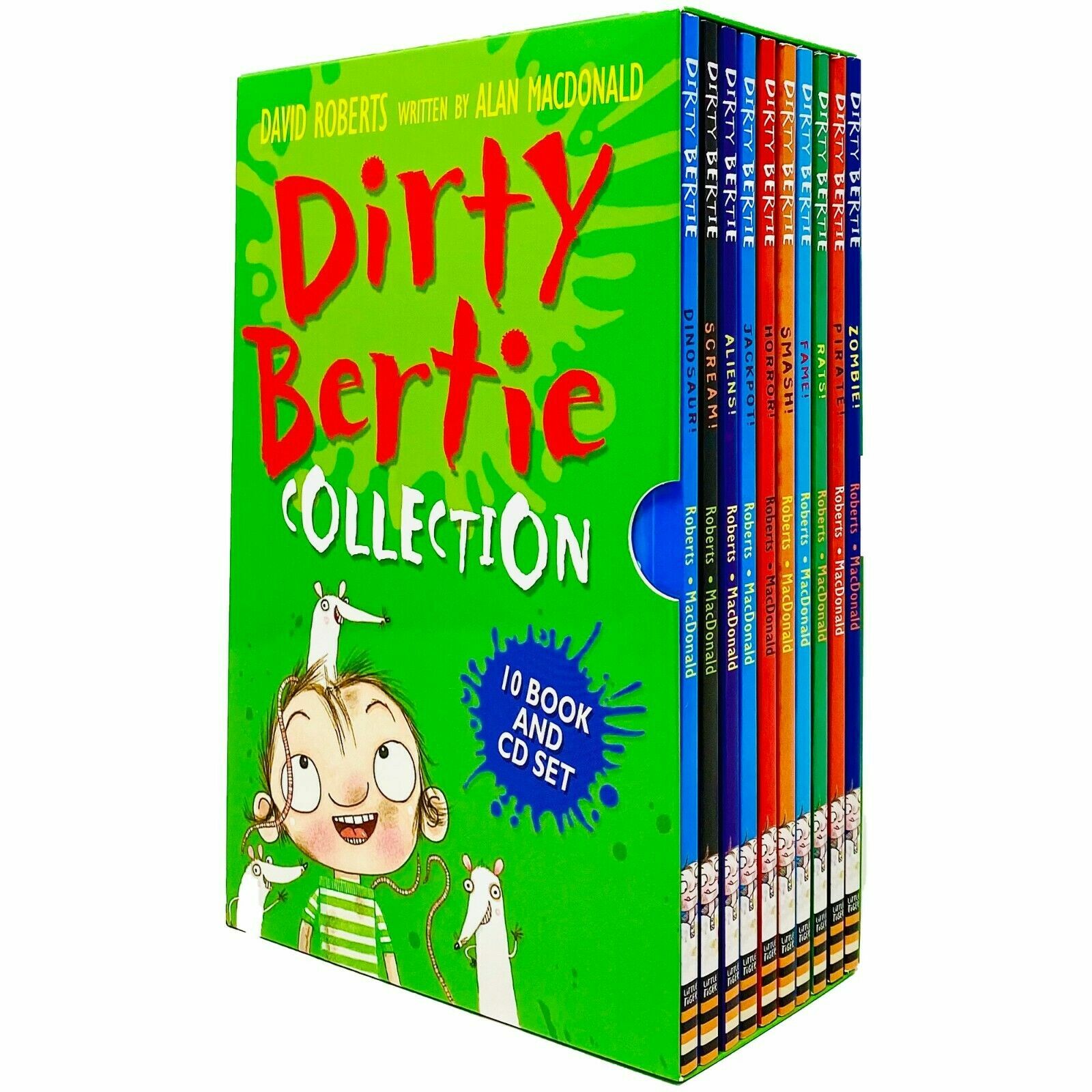 Dirty Bertie Collection 10 Books And CD Set