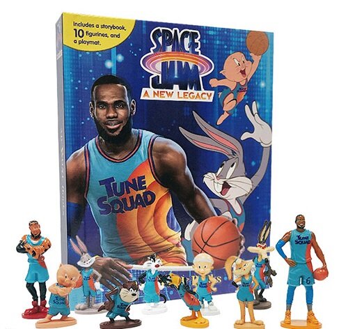 My Busy Books : Space Jam 스페이스잼 2 루니툰 마이 비지북 (Board Book + 피규어 10개 + 플레이매트)