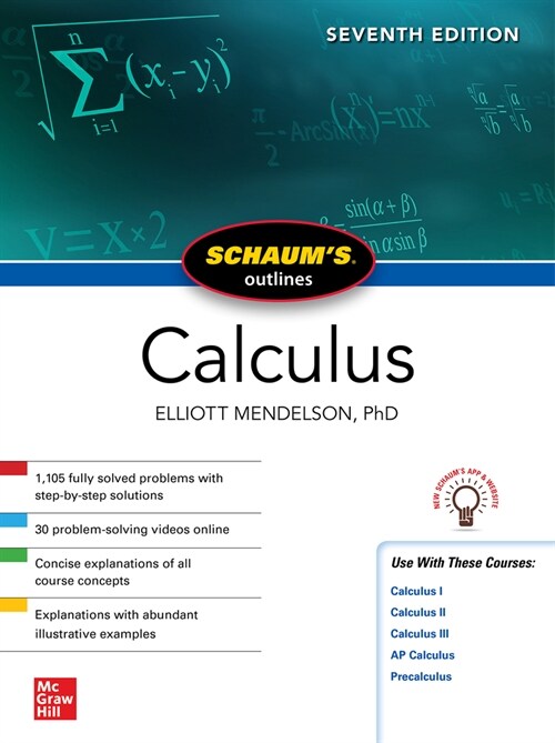 Schaums Outline of Calculus, Seventh Edition (Paperback, 7)