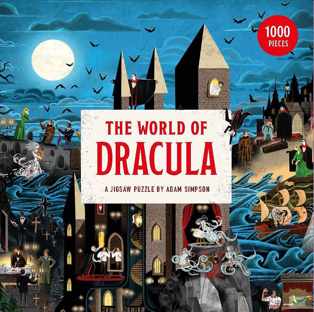 The World of Dracula : A Jigsaw Puzzle by Adam Simpson (Jigsaw)
