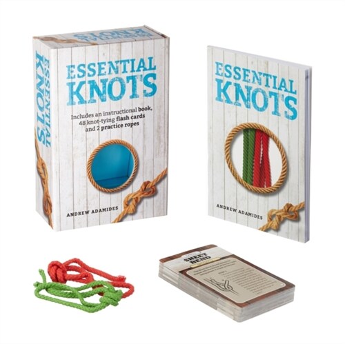 Essential Knots Kit : Includes Instructional Book, 48 Knot Tying Flash Cards and 2 Practice Ropes (Paperback)