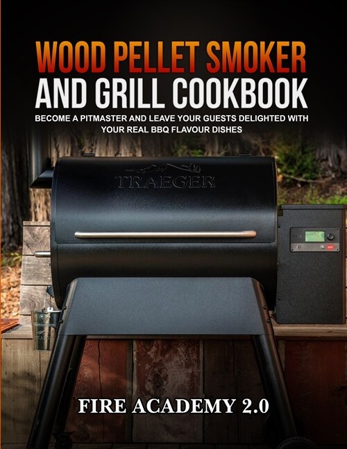 Wood Pellet Smoker and Grill Cookbook: Become a pitmaster and leave your guests delighted with your real BBQ flavour dishes. (Paperback)
