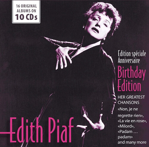 [수입] Edith Piaf - Her Greatest Chansons (Birthday Edition) [10CD]