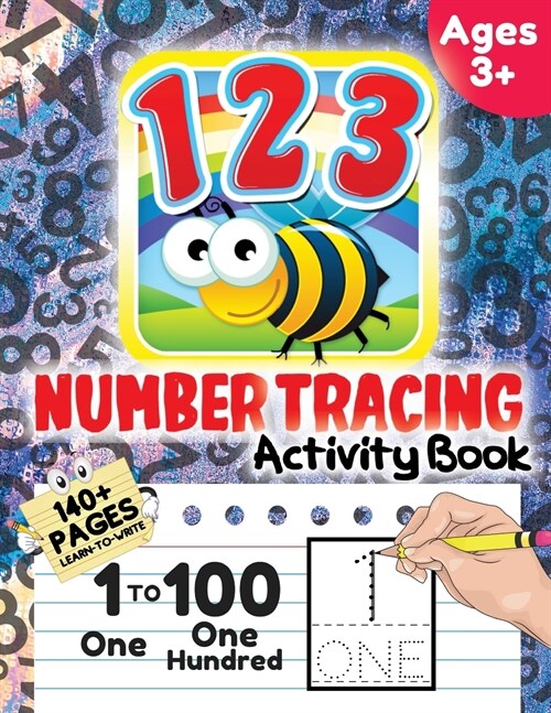 Number Tracing Activity Book: 140 Pages Learn to Write, Ages 3+ (Paperback)