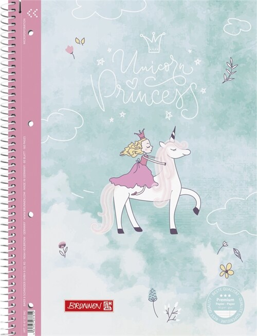 Brunnen Collegeblock A4 Liniert  27 Unicorn Princess (Miscellaneous print)