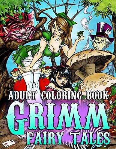 Grimm Fairy Tales Adult Coloring Book (Paperback)