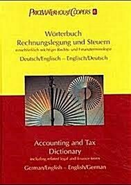 [중고] Worterbuch Rechnungslegung und Steuern, Deutsch-Englisch, Englisch-Deutsch. Accounting and Tax Dictionary, German-English, English-German (Hardcover)