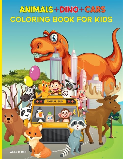 Animal Coloring Book for Kids: Animals Activity Book for Kids Ages 2-4 and 4-8, Boys or Girls, with 20 High Quality Illustrations of Animals. (Paperback)