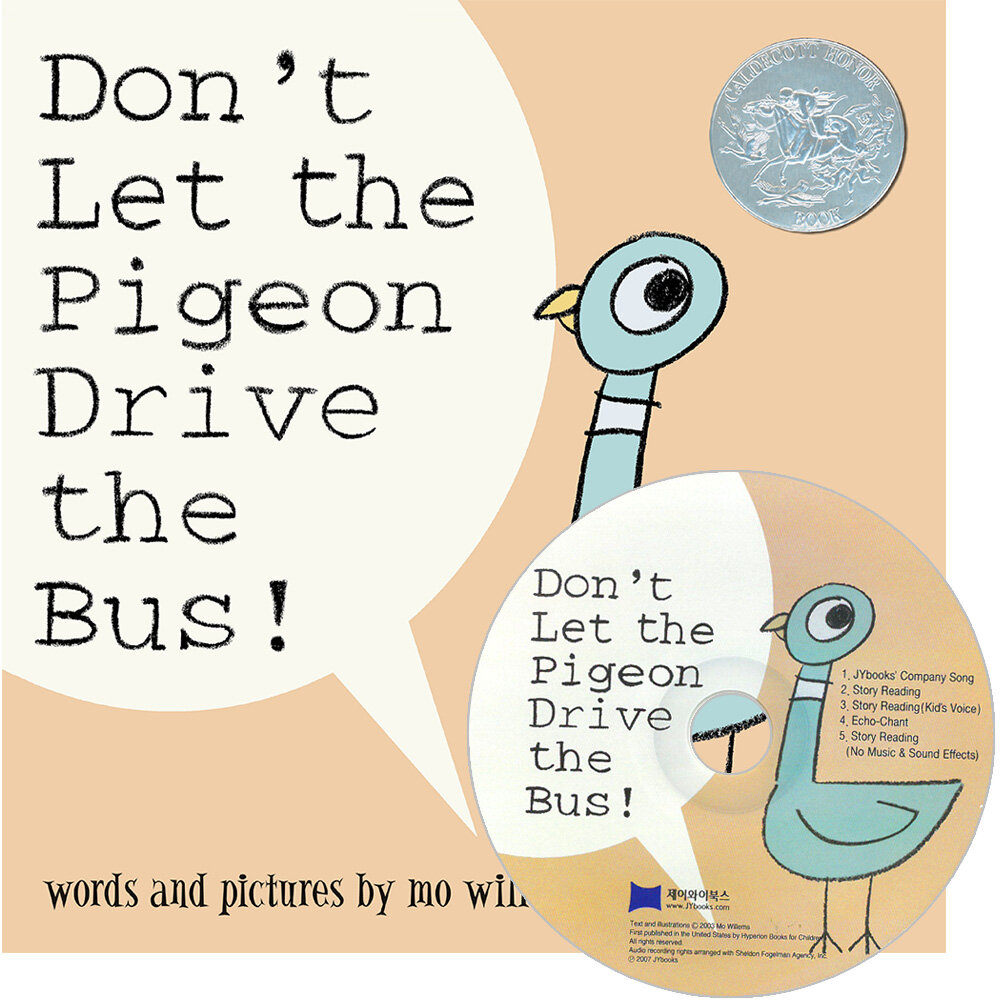 [중고] 베오영 Dont Let the Pigeon Drive the Bus! (Hardcover + CD)