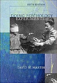 Doing Psychology Experiments (6th Edition, Paperback)