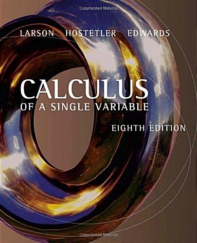 [중고] Calculus Of A Single Variable (Hardcover, 8th)