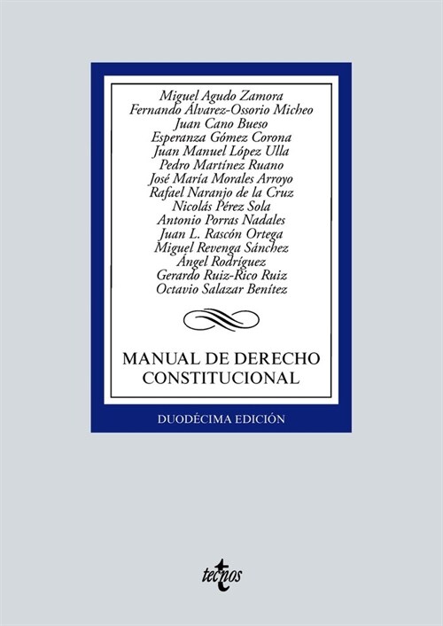 MANUAL DE DERECHO CONSTITUCIONAL (Hardcover)