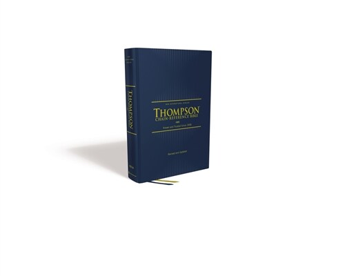 Niv, Thompson Chain-Reference Bible, Hardcover, Navy, Red Letter, Comfort Print (Hardcover)