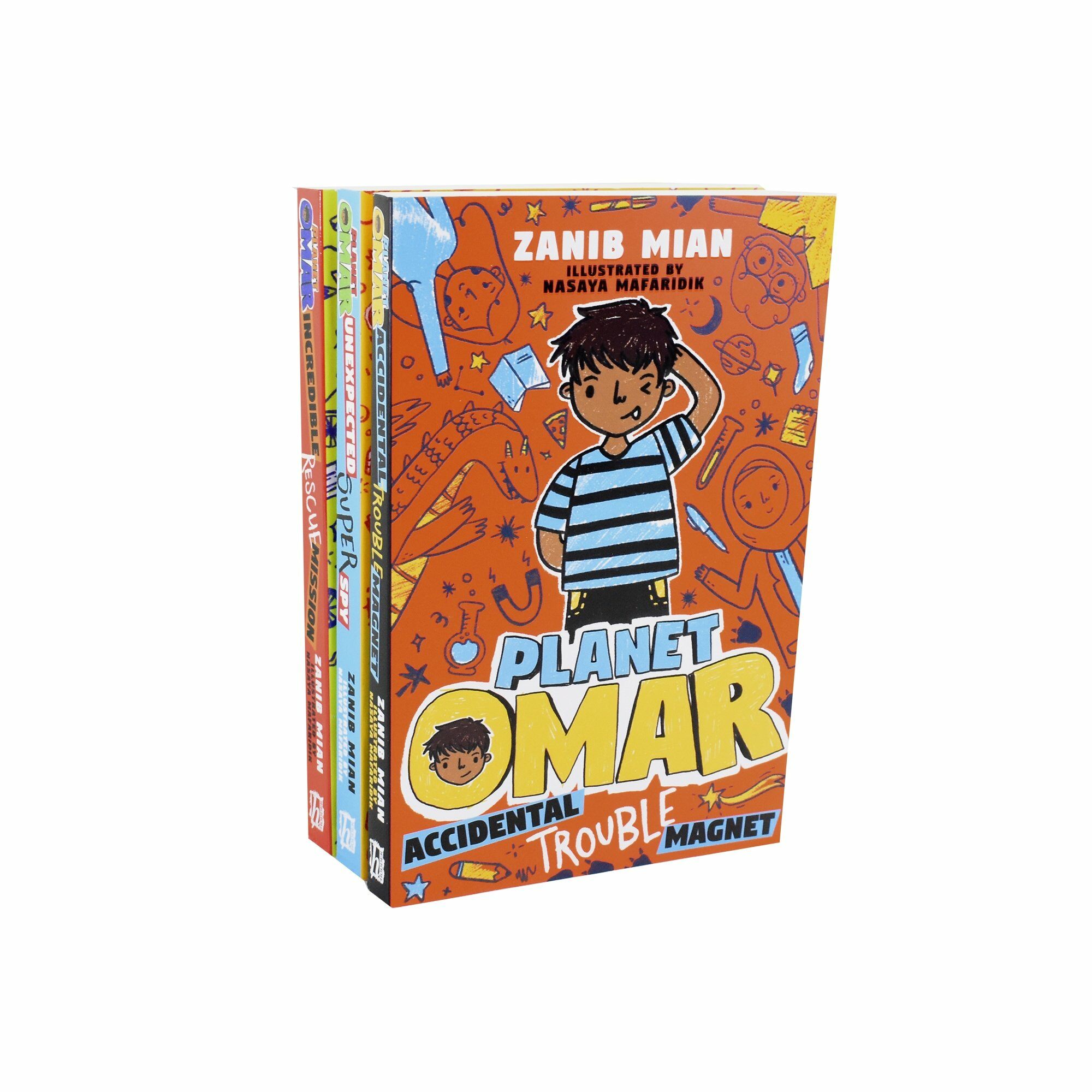 Planet Omar 3 Books Collection Set (Paperback 3권)