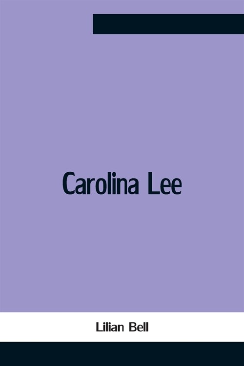 Carolina Lee (Paperback)