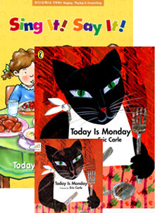 Sing It Say It! 1-8 Set : Today Is Monday (Paperback + Activity Book + CD)