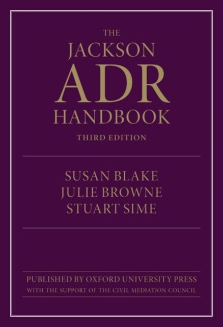 The Jackson ADR Handbook (Paperback, 3 Revised edition)