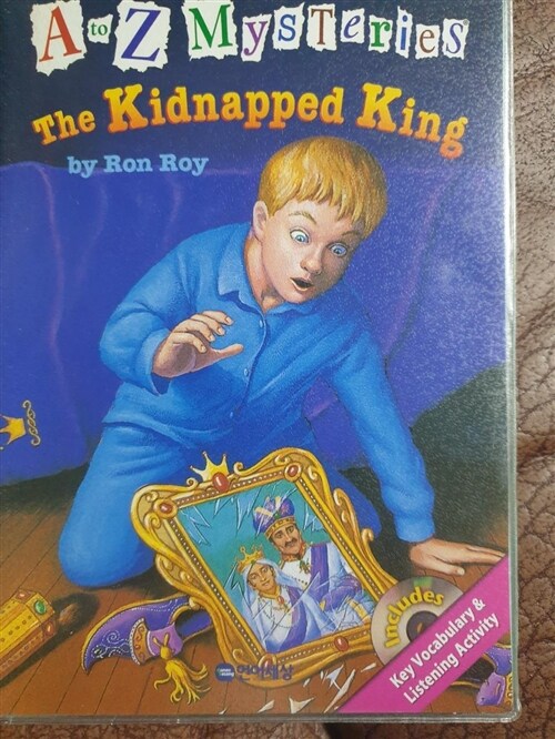 [중고] A to Z Mysteries #K : The Kidnapped King (Paperback + Audio CD 2장) (Paperback + Audio CD 2장)